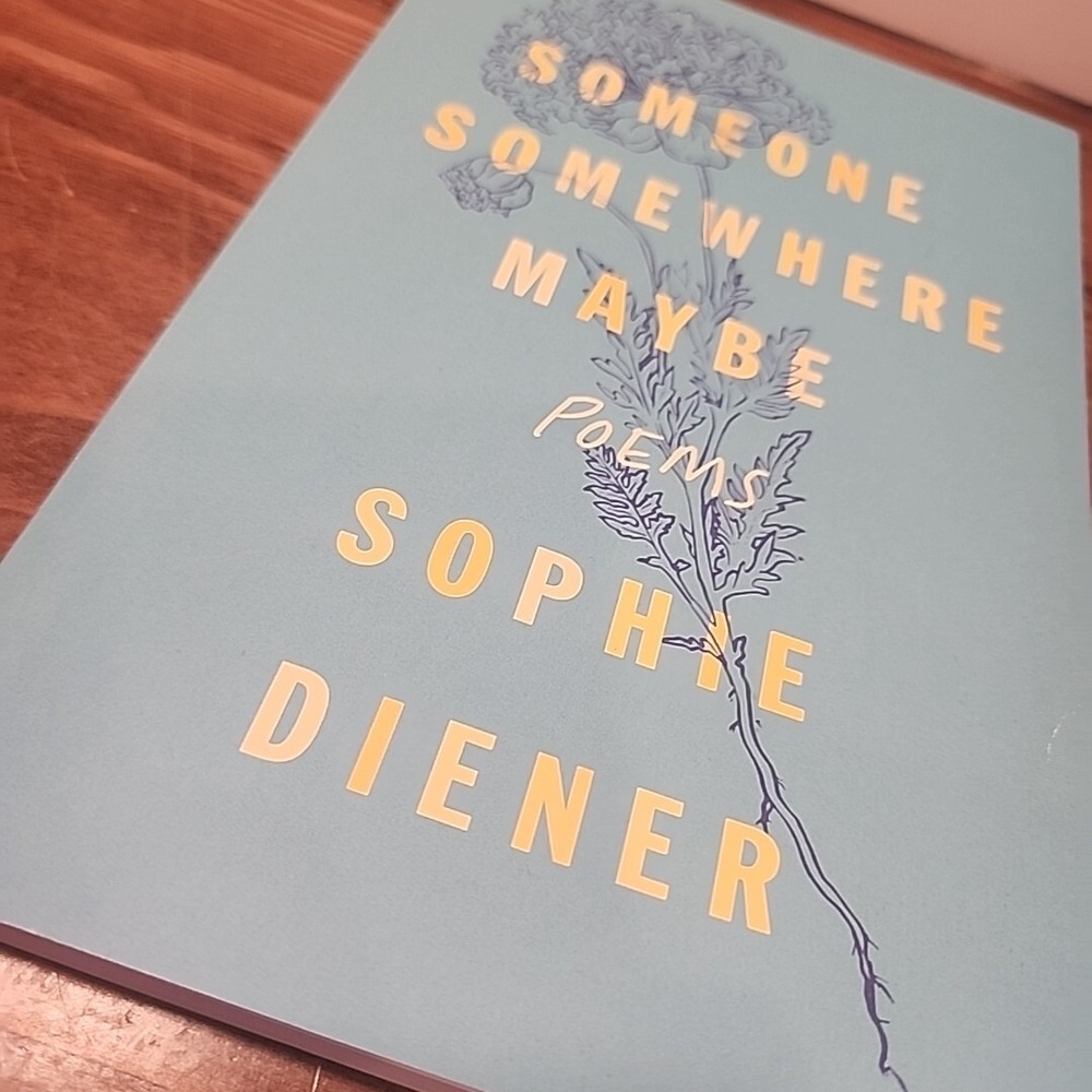 Someone Somewhere Maybe: Poems - Paperback By Sophie Diener Book of Poems - Picture 2 of 4